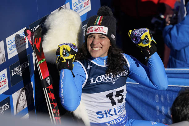 Brignon wins world combined race after Shiffrin straddles