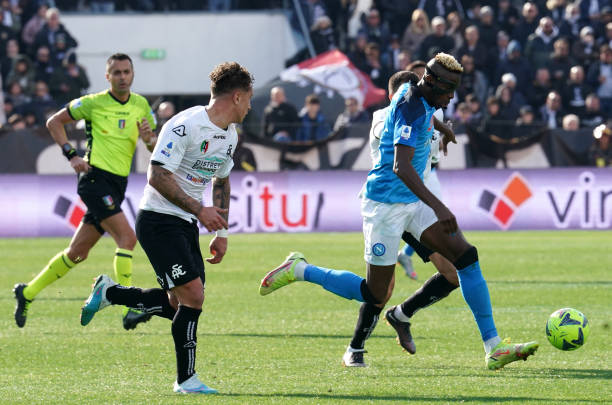 Osimhen net 2, 16 points ahead of Napoli derby