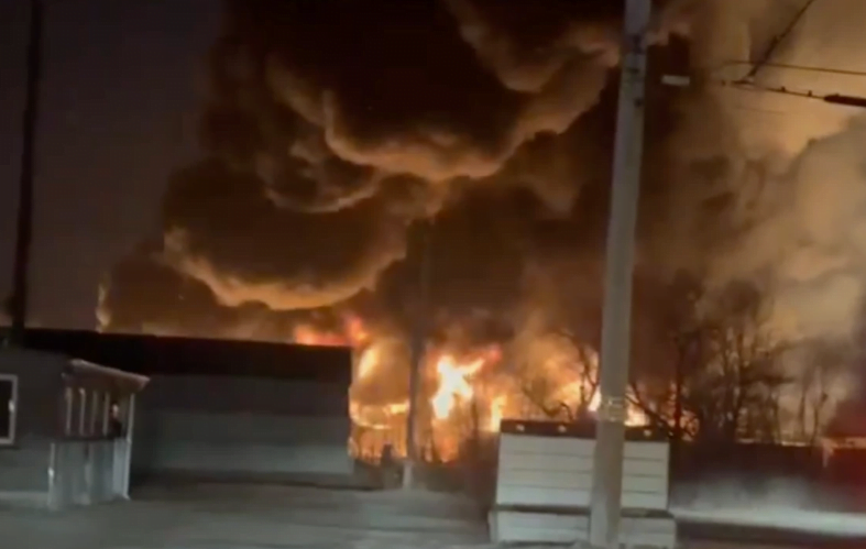 Ohio town ordered to be evacuated after train derails and catches fire