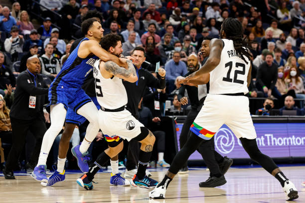 Magic, Timberwolves fight leaves 5 players out