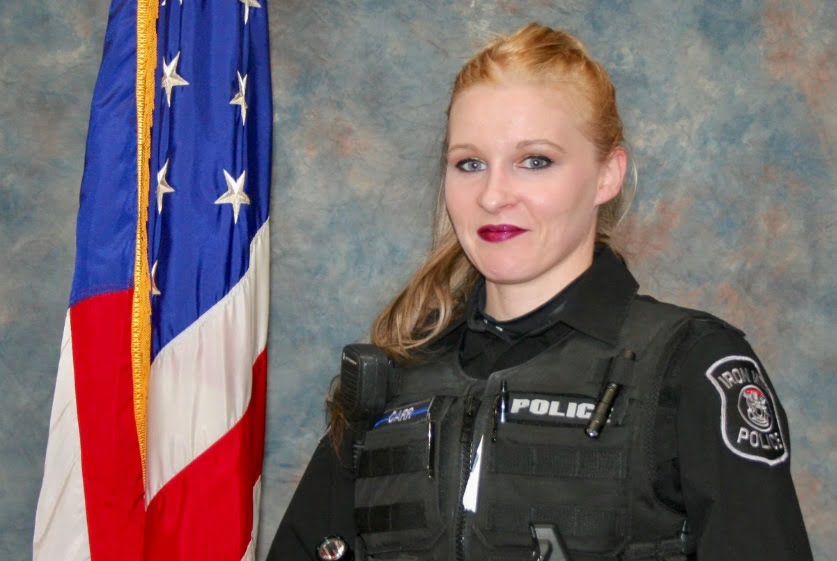 The first female police officer in a rural Michigan town says she was constantly harassed and assaulted by fellow cops