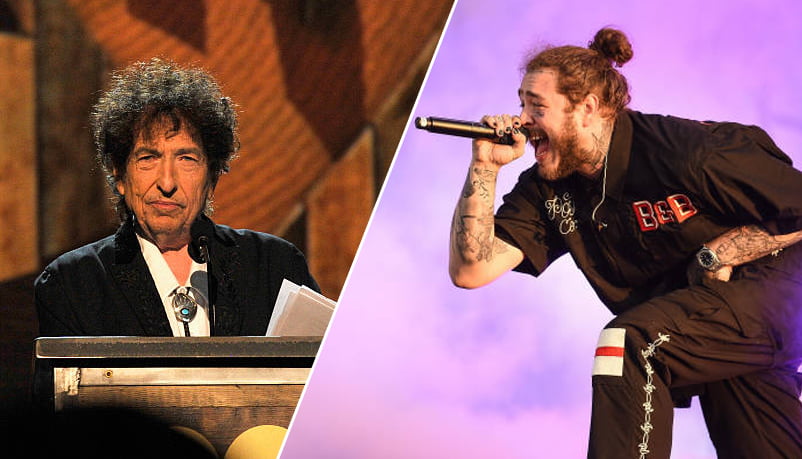 Post Malone received some lyrics from Bob Dylan to record. Then, strange things started to happen