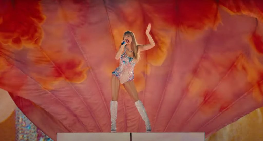 The new "Exorcist" and Taylor Swift's "Eras Tour" will face off against each other on opening night