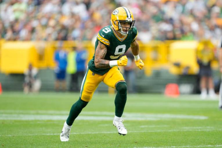 Jordan Love will benefit from the return of Packers WR Christian Watson against the Lions