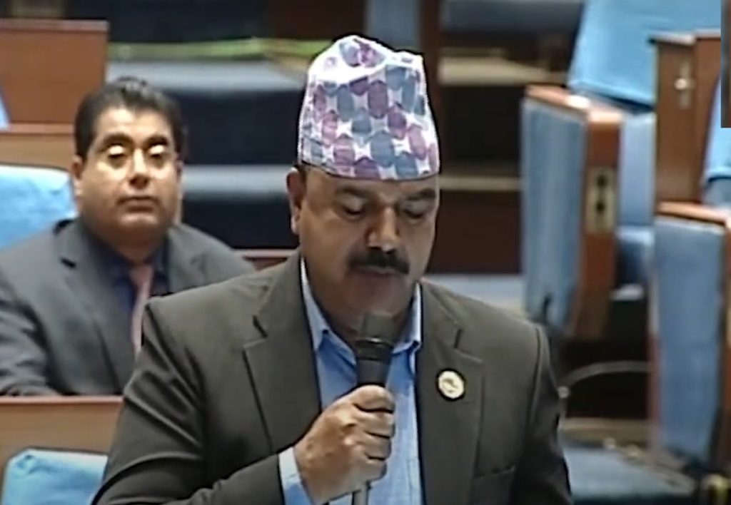 मन्त्रीहरूले आफ्नो क्षेत्रमै बजेट बाँड्दा ‘भोट पाइन्छ’ भन्ने सोच गलत हो : एमाले सांसद घिमिरेको सन्देश