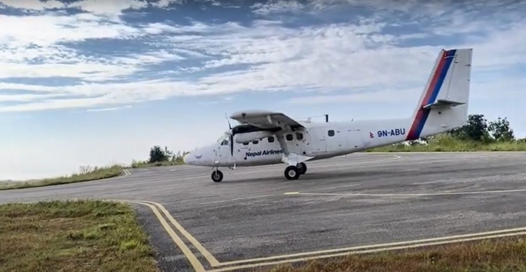 रेसुंगा विमानस्थलमा मौसमका कारण दुई सातादेखि उडान प्रभावित