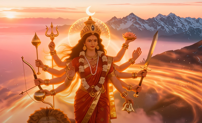 नवरात्रको तेस्रो दिन : चन्द्रघण्टा देवीको विधिपूर्वक पूजाआराधना