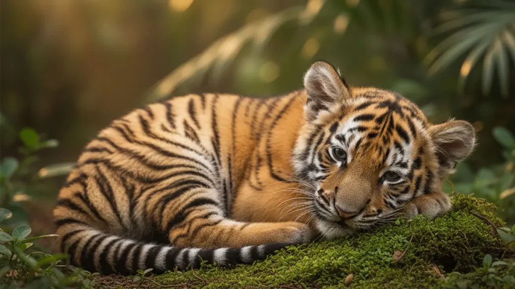 धरानको हात्तीसारमा पाटे बाघको बच्चा भेटिँदा स्थानीय चकित, वन कार्यालयलाई बुझाइयो