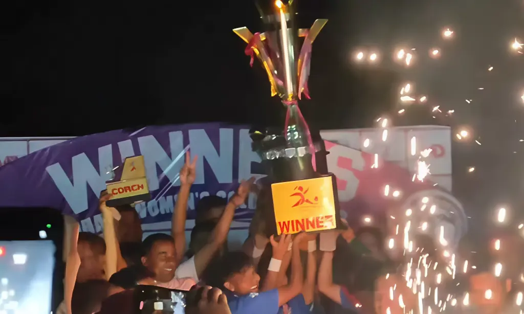 एपीएफलाई हराउँदै पुलिसले जित्यो झापा महिला गोल्डकपको उपाधि